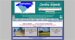 Desktop Screenshot of nc-airparks.com