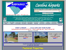 Tablet Screenshot of nc-airparks.com
